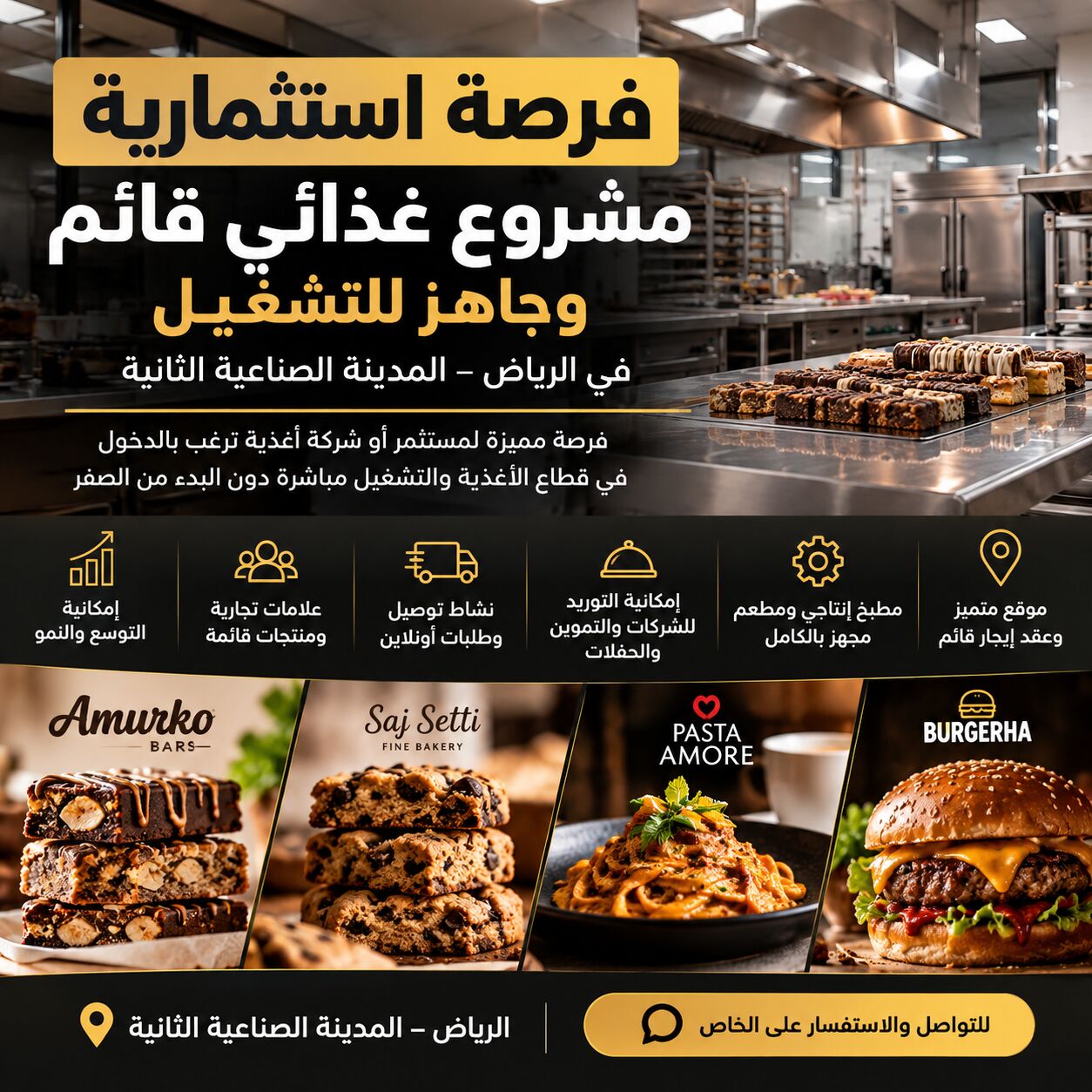 Riyadh, Food, SAR 300,  Investment Opportunity &ndash; Fully Operational Food Business For Sale In Riyadh
