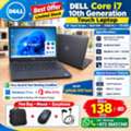 BHD 138,  DELL 10th Generation Touch Core I7 Laptop 14" FHD Touch Screen 16GB RAM 256GB SSD + 1TB HD