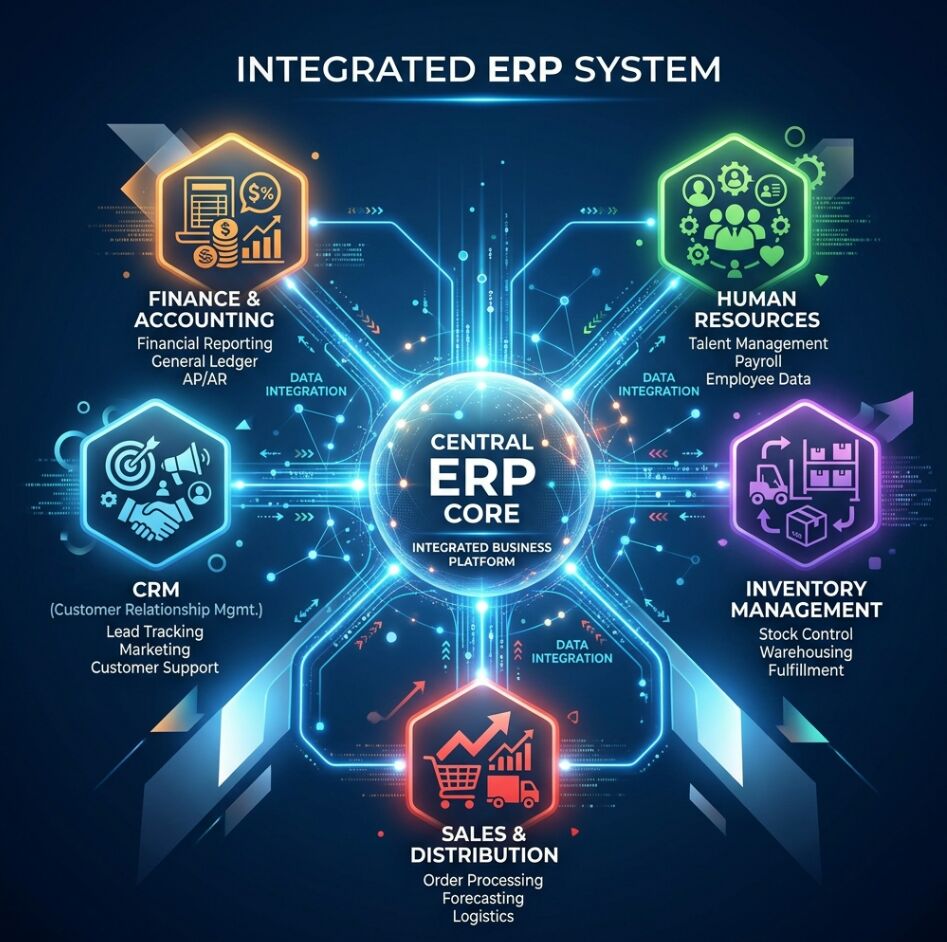 Madinah, Software Development, Boost Your Business Efficiency With 26i ERP & Its Free Modules! 🚀