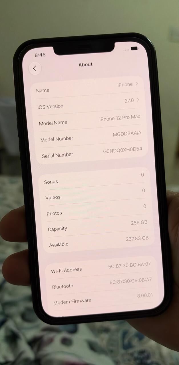 Jubail, Mobile Phones, SAR 1800,  Apple IPhone 12 Pro Max - 256 GB