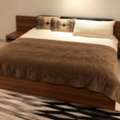 SAR 400,  IDdesign King-Size Wooden Bed Frame With Built-in Nightstands