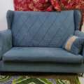 SAR 300,  Showcase Cabinet And Sofa