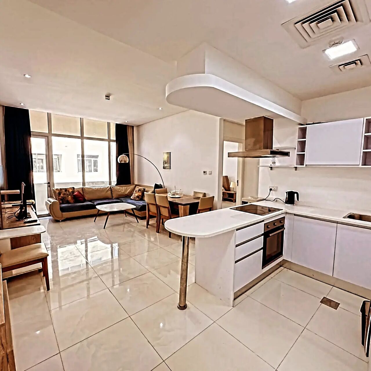 Juffair, Apartments, Flats, Houses & Villas, BHD 260/year,  1 BR,  SEA VIEW LUXURY 1 BEDROOM FOR RENT IN JUFFAIR