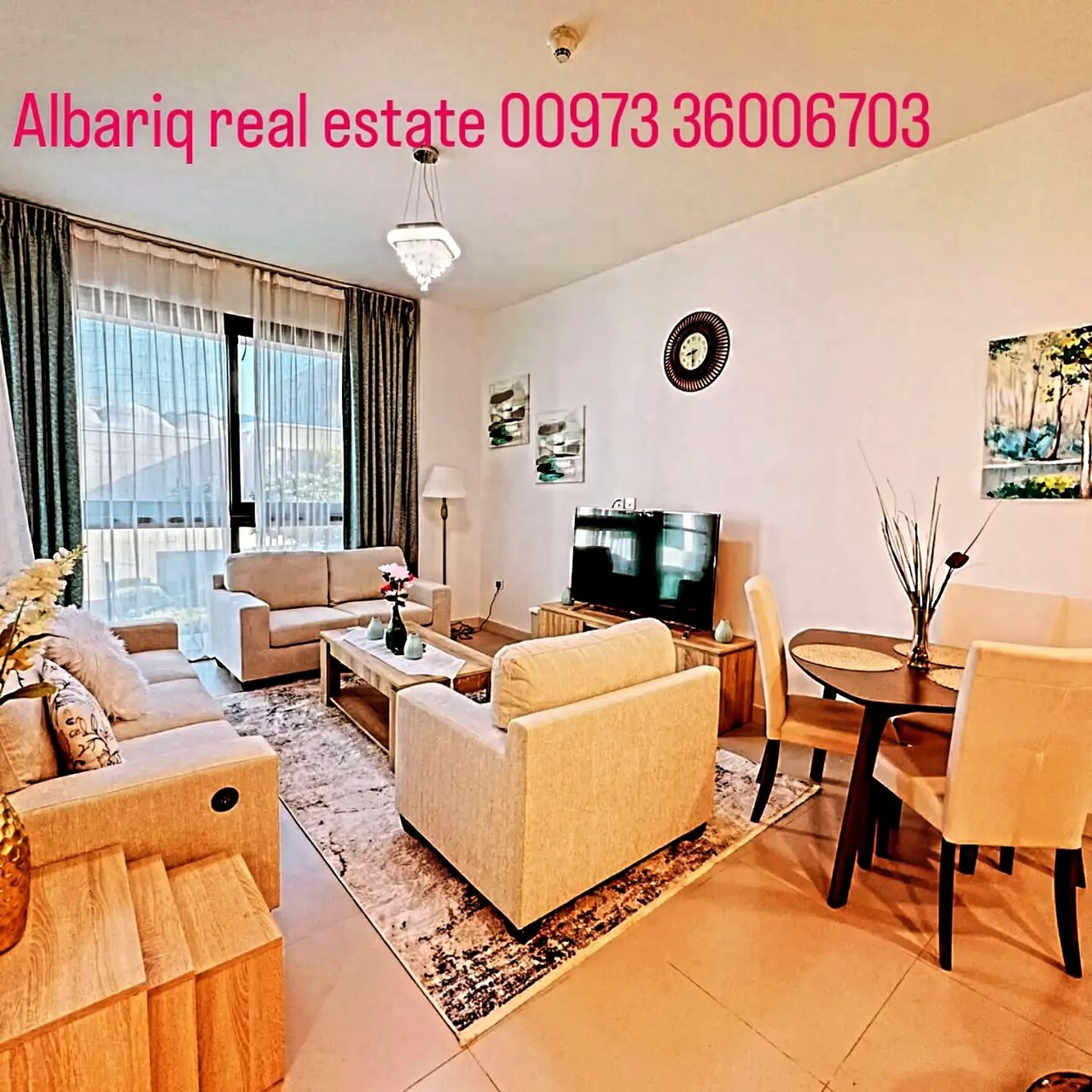 Manama, Apartments, Flats, Houses & Villas, BHD 500/year,  2 BR,  Luxury Bright 2 Bedroom For Rent In Marassi
