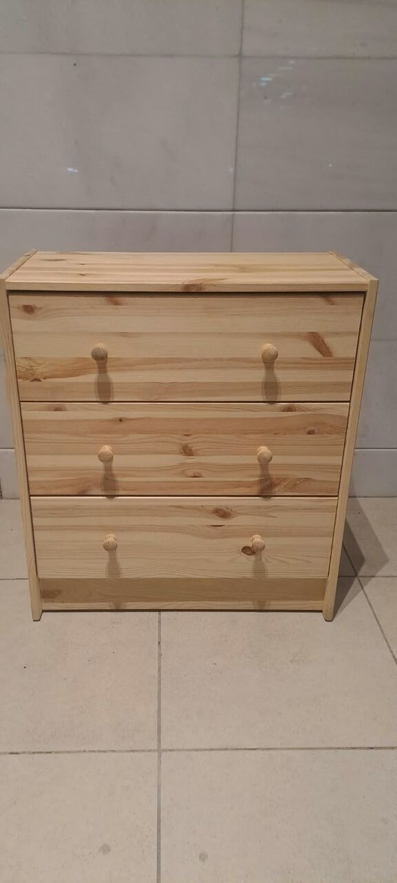 Jeddah, Furniture, SAR 180,  IKEA Just Like New Wooden Chest Drawers Available For Sale.