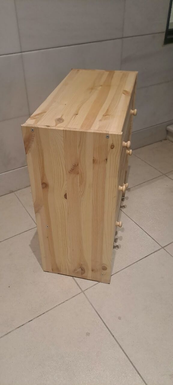 Jeddah, Furniture, SAR 180,  IKEA Just Like New Wooden Chest Drawers Available For Sale.