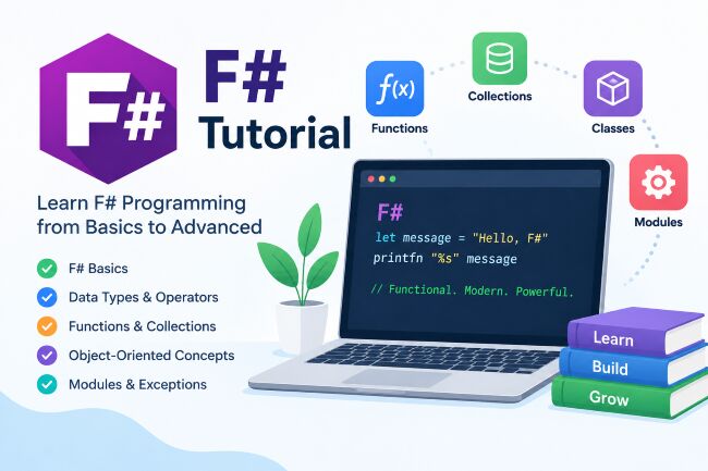 Noida, Computer, F# Tutorial For Beginners: Complete Guide To F# Programming