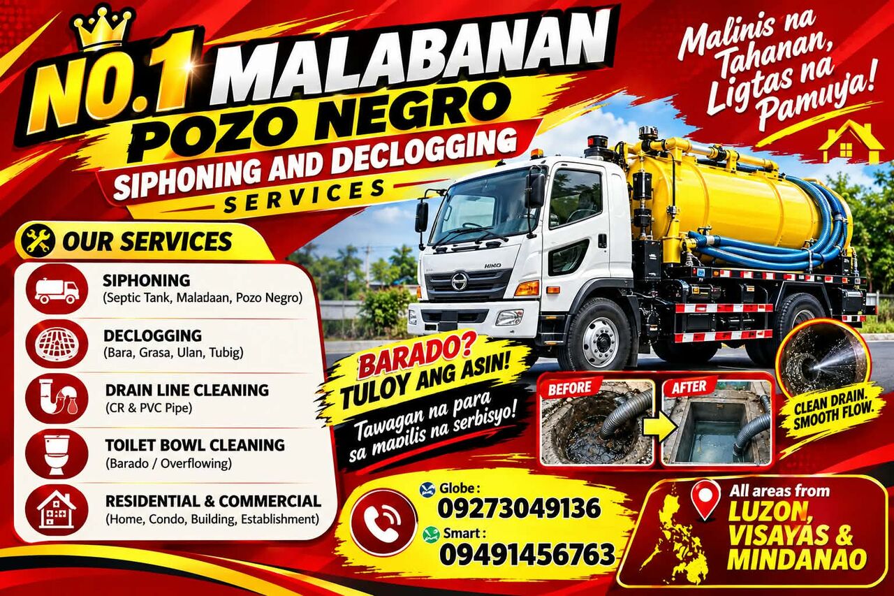 Butuan City, Household, NO.1 MALABANAN BUTUAN CITY 09273049136 SEPTIC TANK SIPHONING SERVICES