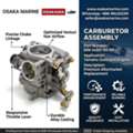 SGD 99999,  CARBURETOR ASSEMBLY 61N-14301-04-00 FOR YAMAHA OUTBOARD