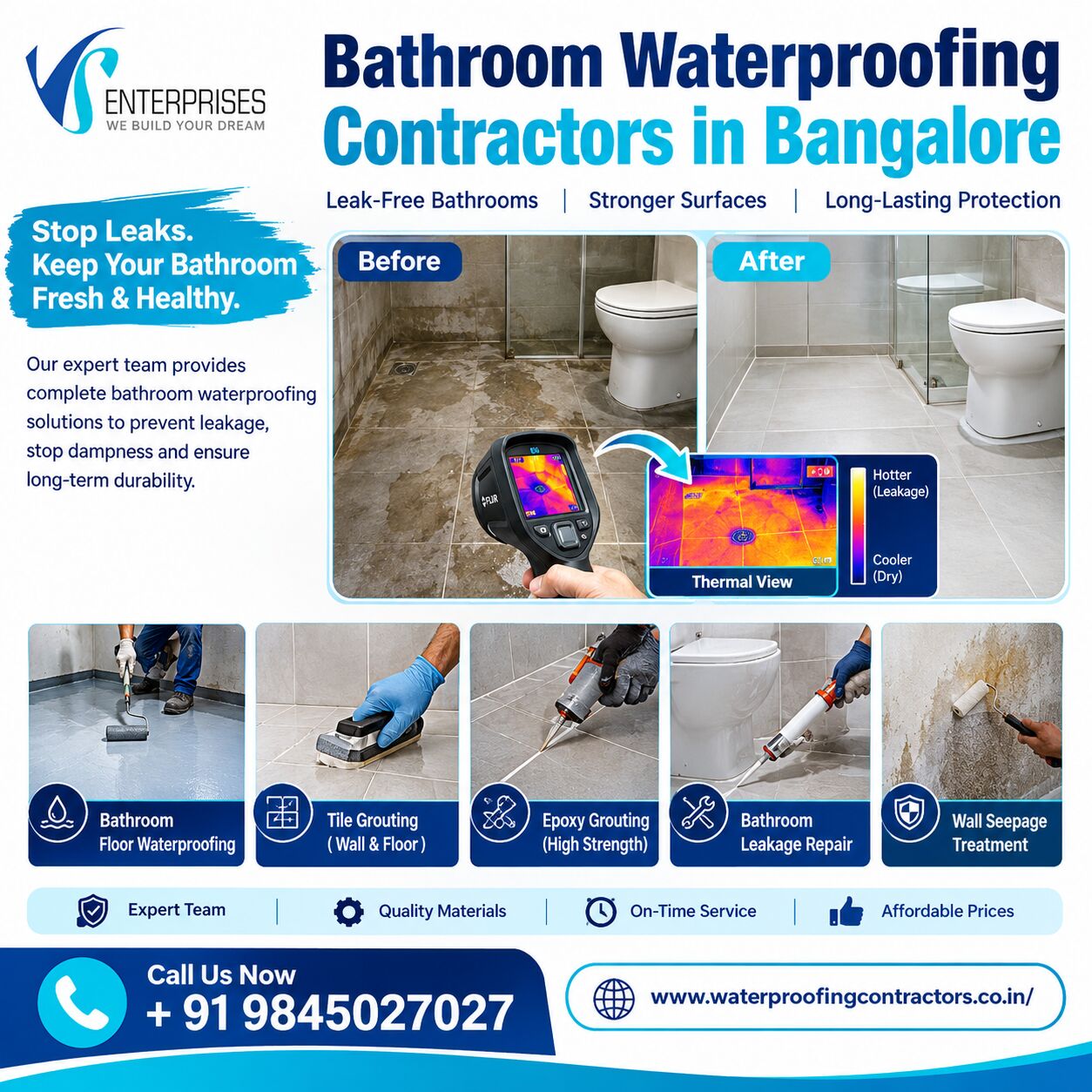 Bangalore, Construction, Bathroom Waterproofing Contractors In Bangalore