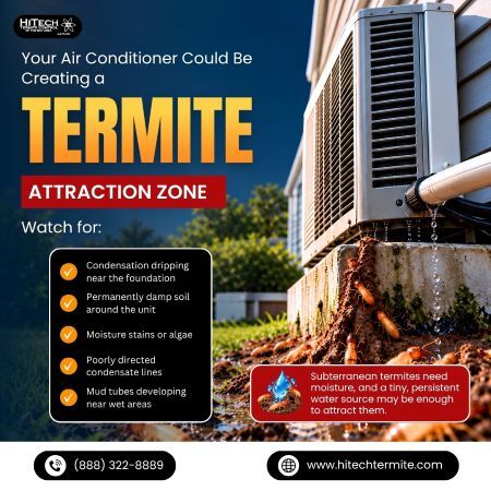 New York, Pest Control, Our Air Conditioner Could Be Creating A Termite Attraction Zone
