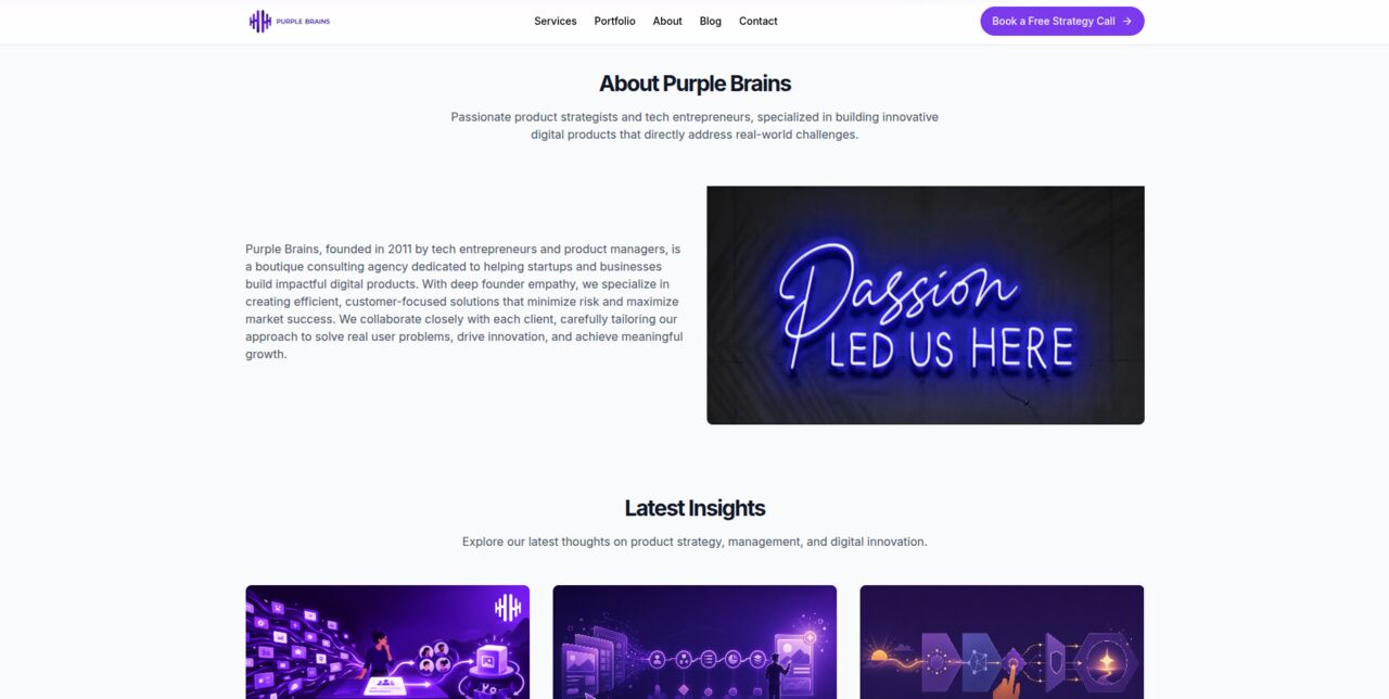 Beirut, Business, Purple Brains: Fractional CPO And Product Management For Startups
