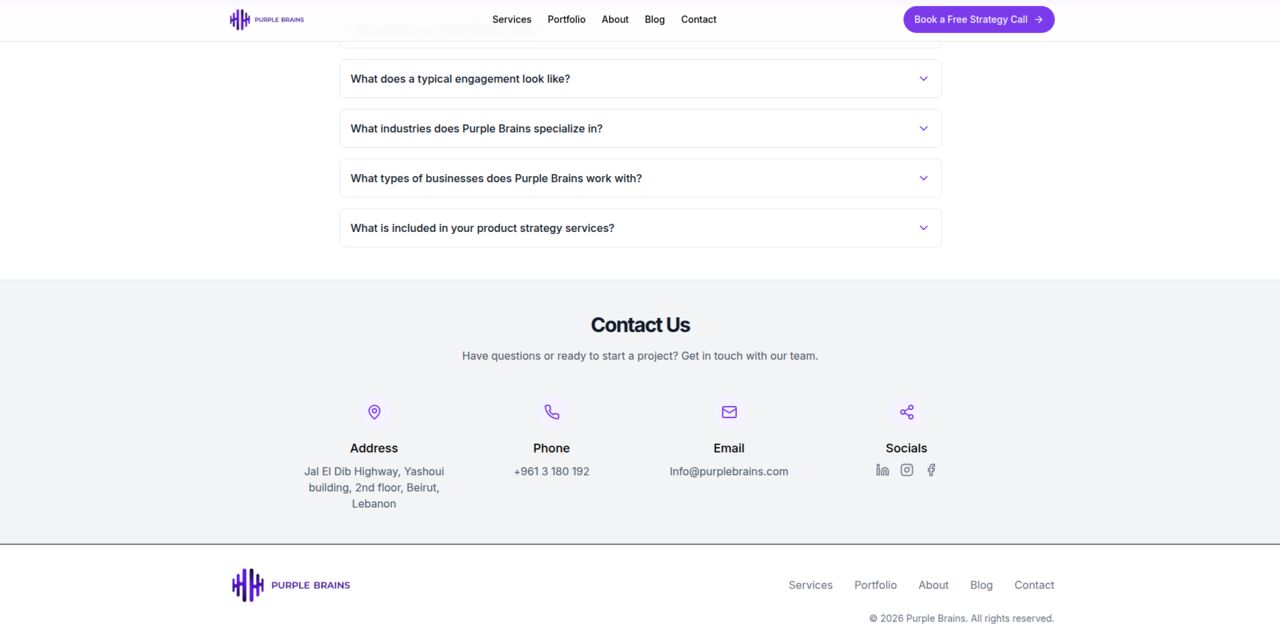 Beirut, Business, Purple Brains: Fractional CPO And Product Management For Startups