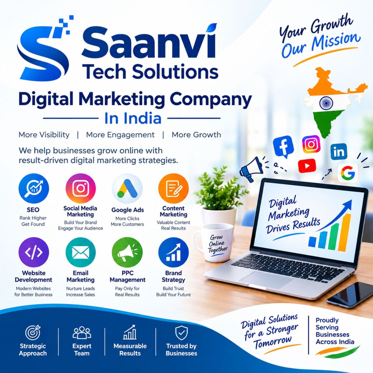 Jaipur, Business, Saanvi Tech Solutions &ndash; Digital Marketing And Online Advertising Company In India