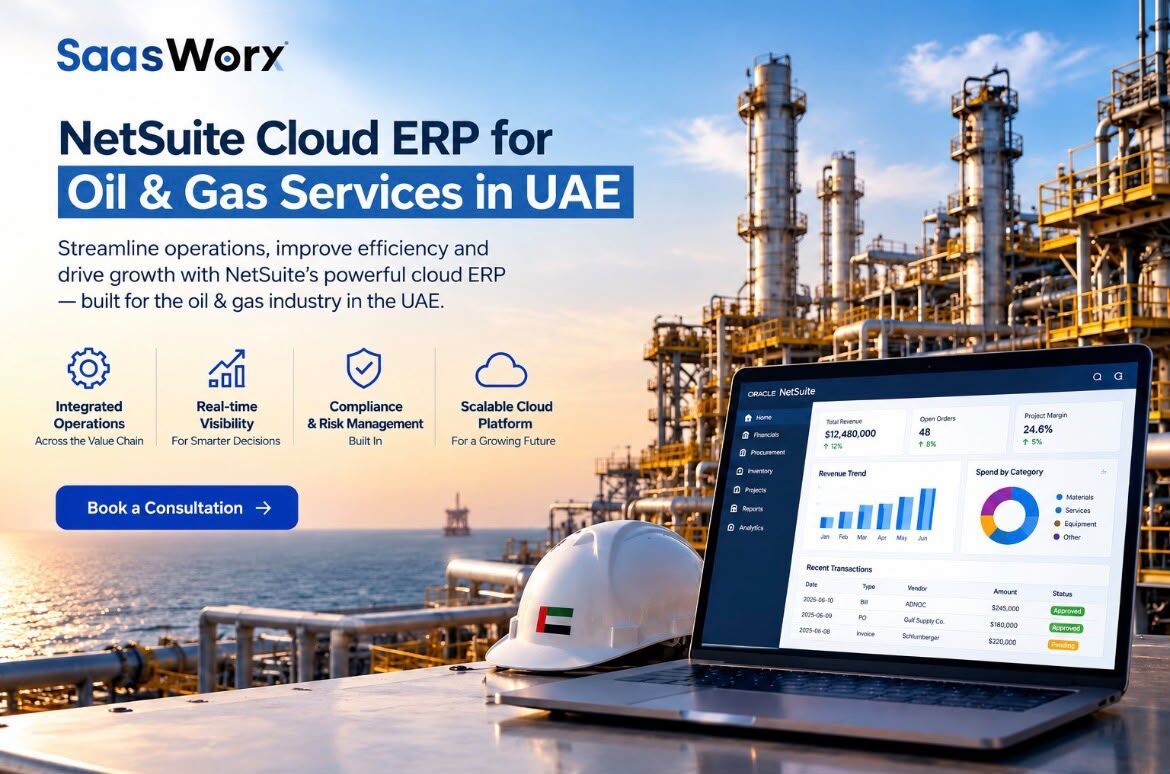 Dubai, Business, Cloud ERP Solutions For Oil & Gas Services In UAE