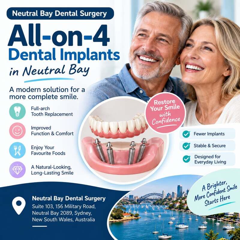 Sydney, Health, All-on-4 Dental Implants In Neutral Bay | Neutral Bay Dental Surgery