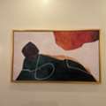 SAR 200,  Abstract Wall Art &ndash; Gold Frame