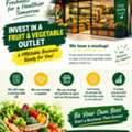 🥦 INVEST IN A FRUIT & VEGETABLE OUTLET 🍎