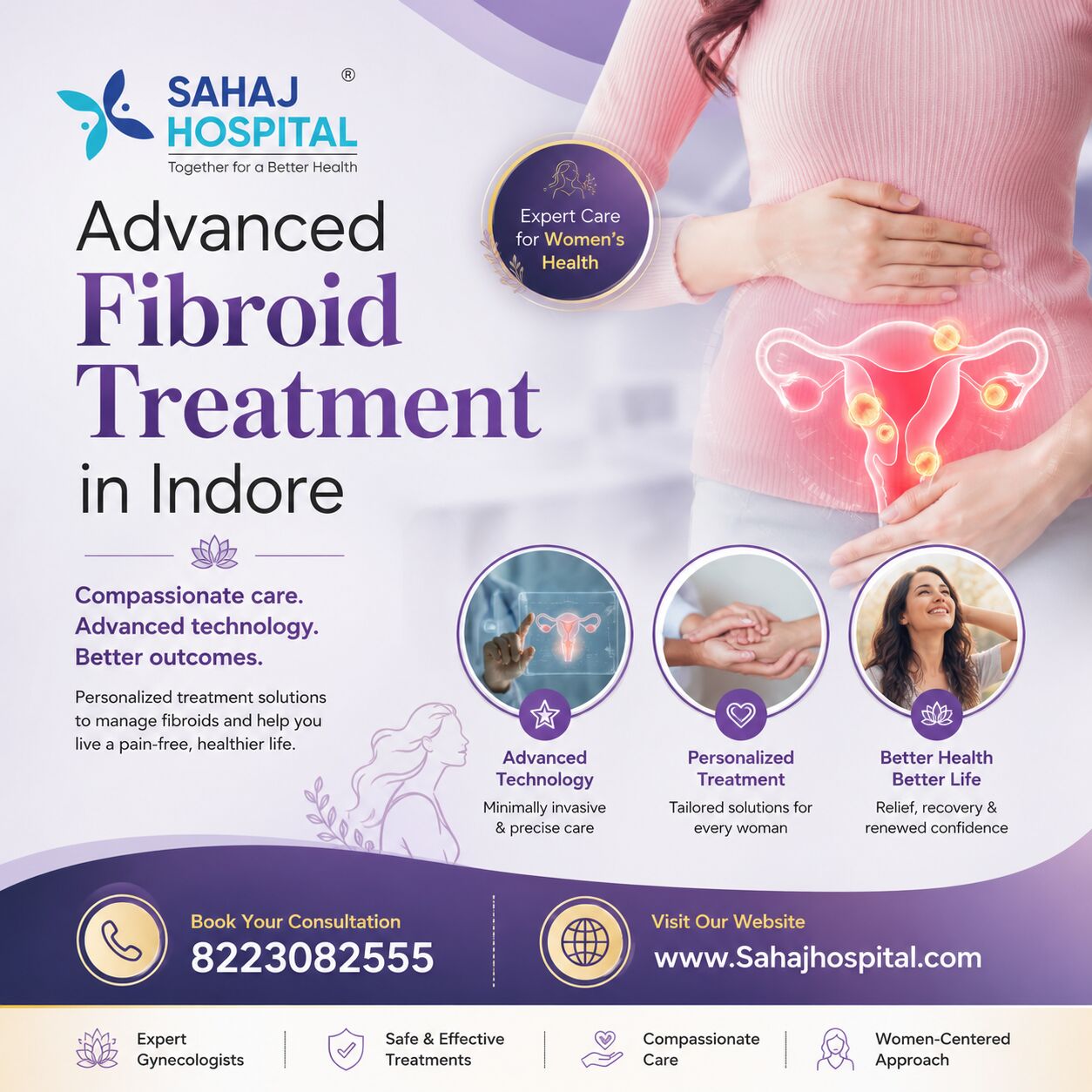 Indore, Health, Advanced Fibroid Treatment In Indore - Sahaj Hospital