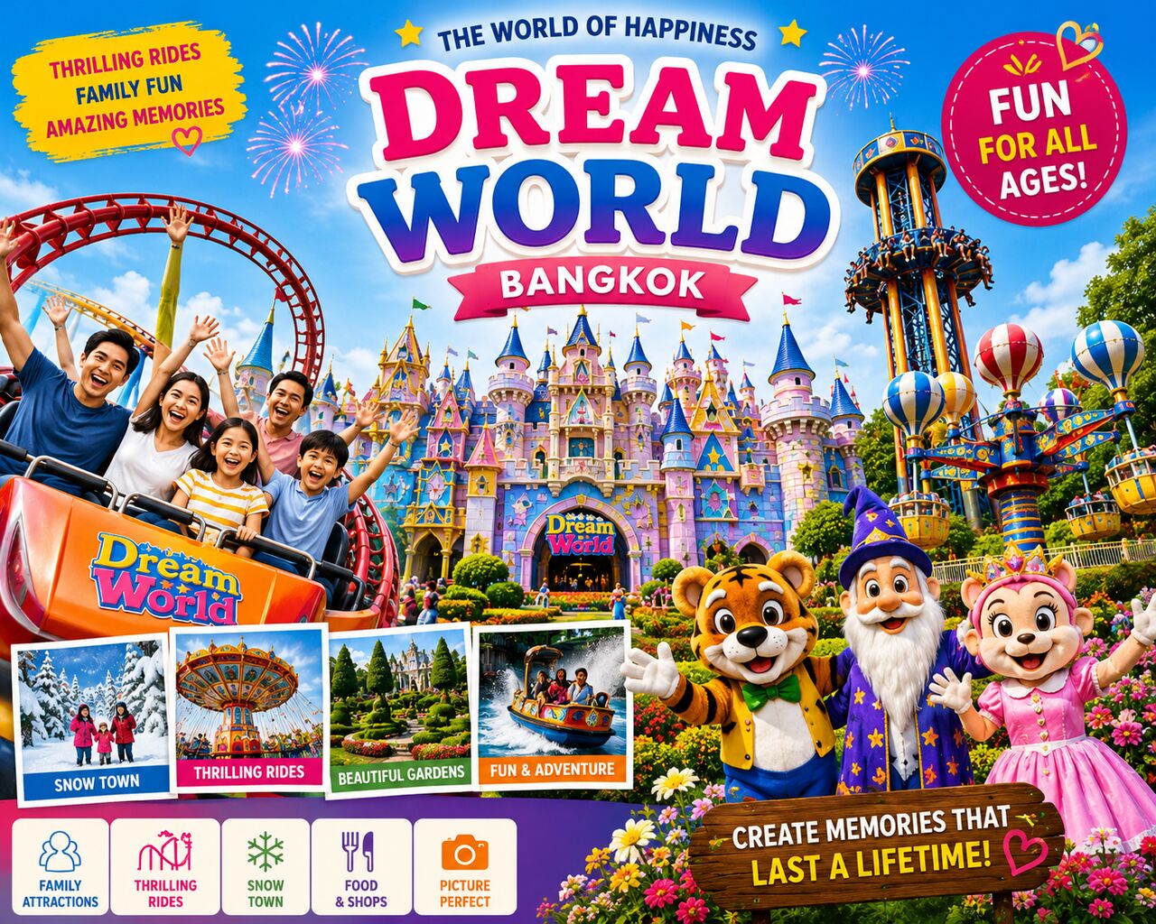 Bangkok, Travel, Dream World Bangkok