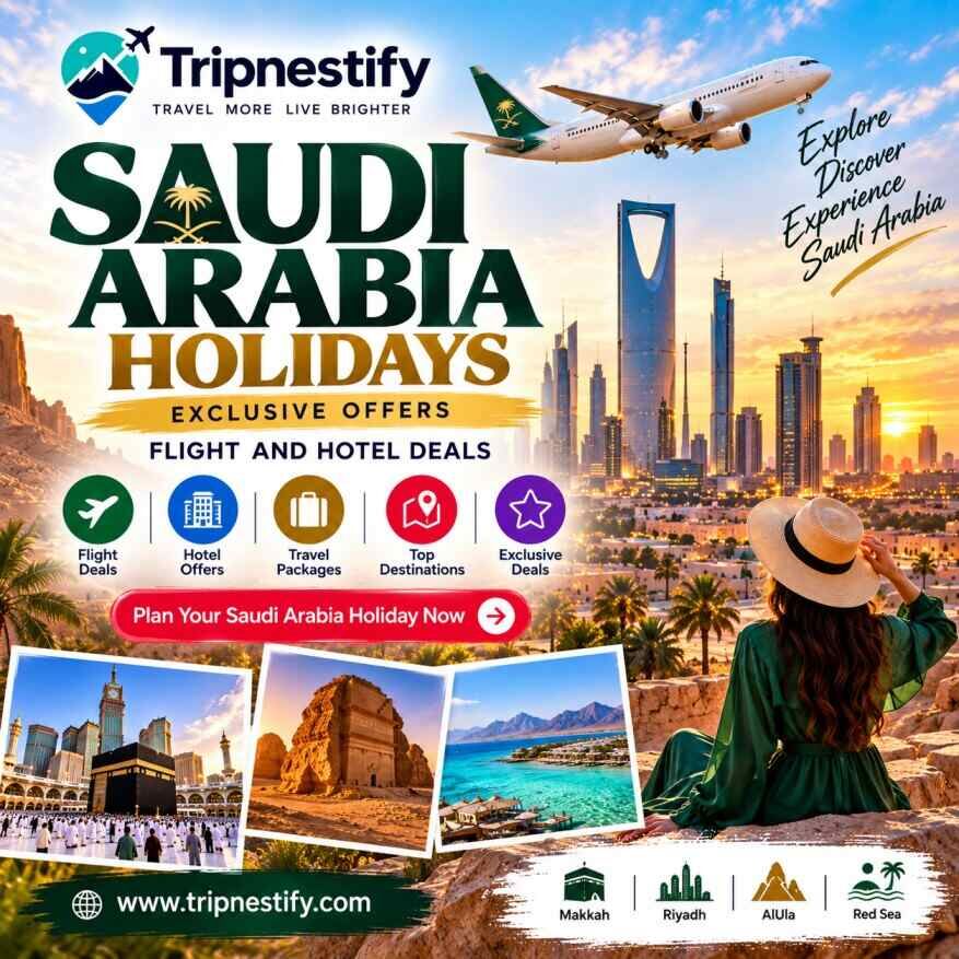 New Delhi, Travel, Saudi Arabia Holidays: Exclusive Flight & Hotel Deals | Tripnestify