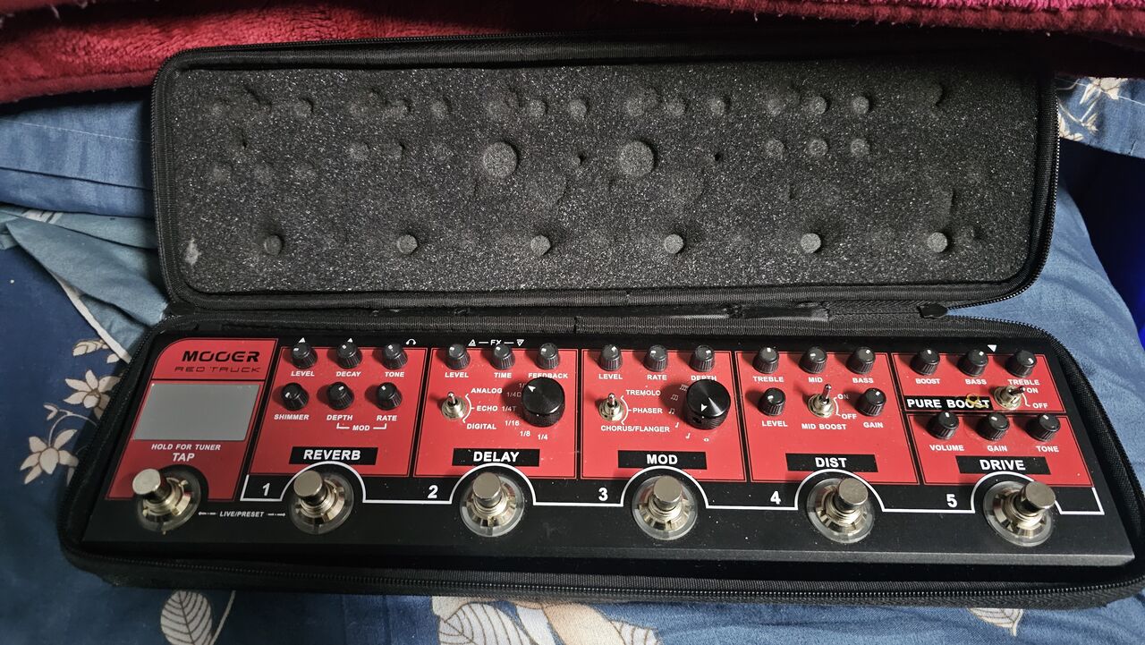 Riyadh, Musical Instruments, SAR 750,  Mooer Redtruck Multi Effects