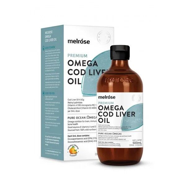 Sydney, Health & Beauty Items, Cod Liver Oil &ndash; Melrose Premium Omega Cod Liver Oil 500ml