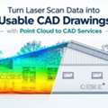 Turn Laser Scan Data Into Usable CAD Drawings With Point Cloud To CAD Services**