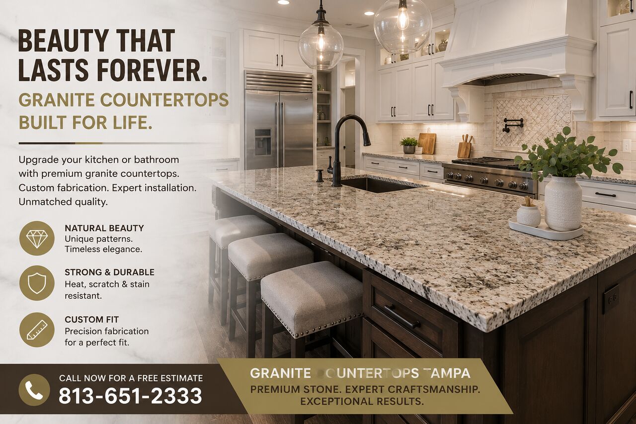 Tampa Bay, Construction, Want A Granite Countertop That Makes Your Kitchen Stand Out?