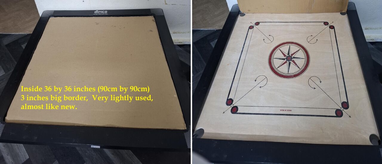 Riyadh, Sporting Goods, SAR 275,  36 Inches Carrom Board - Very Lightly Used, Almost Like New