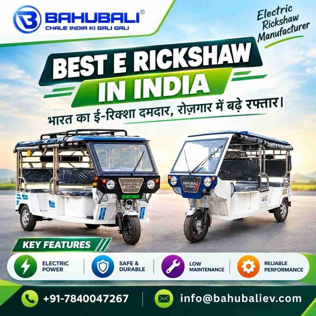 New Delhi, Vehicles, Cars & Trucks , INR 1,  BAHUBALI XXL9 ULTRA,  2026,  Manual,  41 KM,  Best E Rickshaw In India