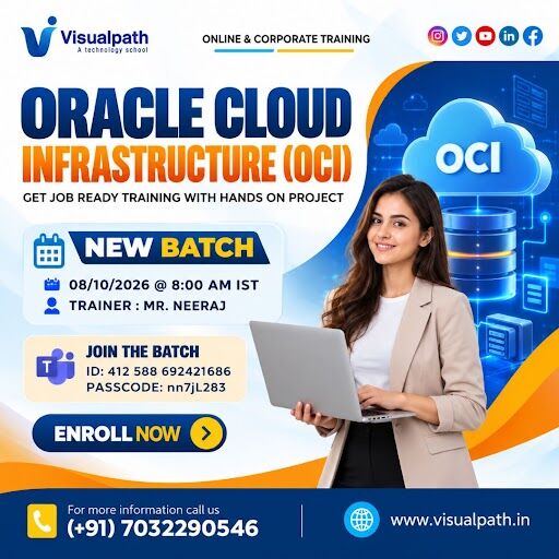 Hyderabad, Lessons Offered, Learn Oracle OCI &ndash; New Batch Starts Oct 8, 2026! Join Now