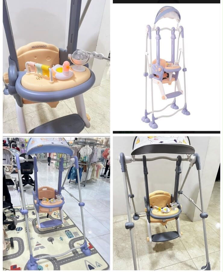 Akrabia, Baby & Kid Stuff, SAR 185,  Baby Swing With Toys & Canopy - Barely Used. Same Like New - Throw Away Price