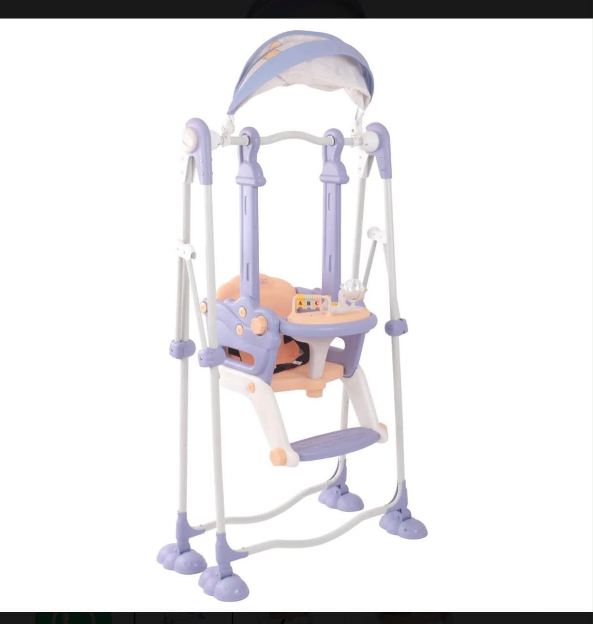 Akrabia, Baby & Kid Stuff, SAR 185,  Baby Swing With Toys & Canopy - Barely Used. Same Like New - Throw Away Price