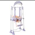 SAR 185,  Branded Baby Swing With Toys & Canopy - Barely Used. Throw Away Price