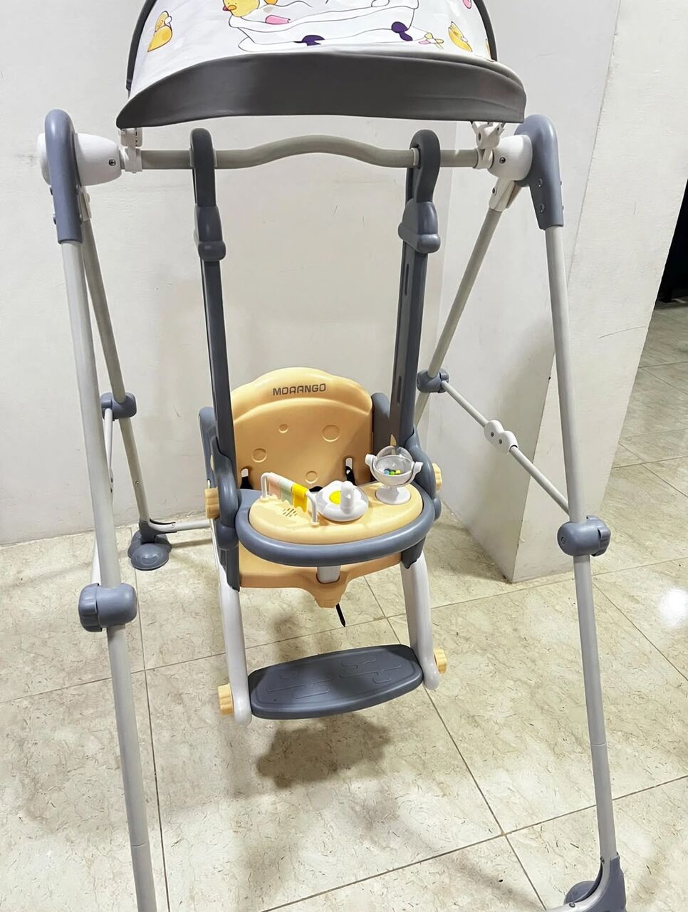 Akrabia, Household Items, SAR 185,  Branded Baby Swing With Toys & Canopy - Barely Used. Throw Away Price