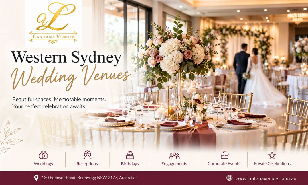 Sydney, Business, Western Sydney Wedding Venues For Memorable Celebrations