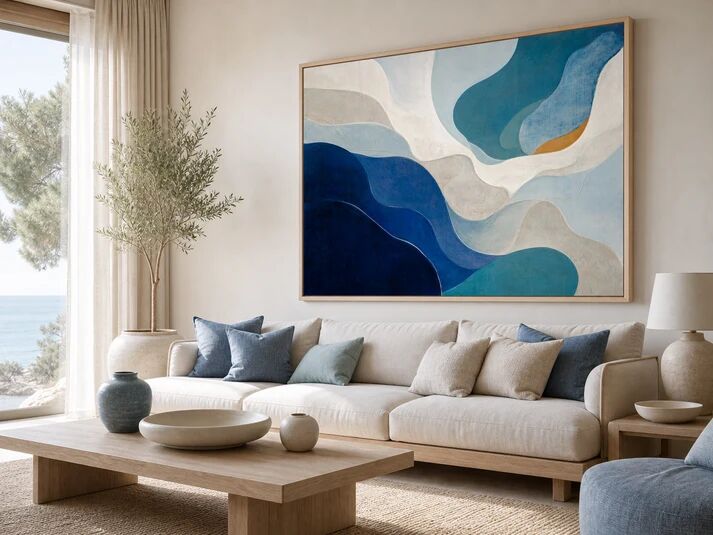 Sydney, Furniture, AUD 49,  Canvas Painting Abstract Art Australia &ndash; Modern Abstract Canvas Wall Art Prints For Living
