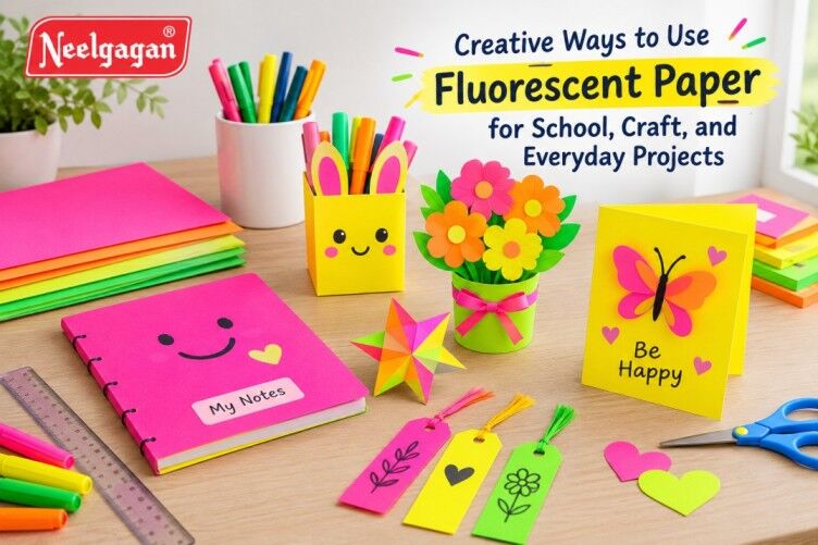 Mumbai, Materials, Creative Fluorescent Paper Ideas | Neelgagan