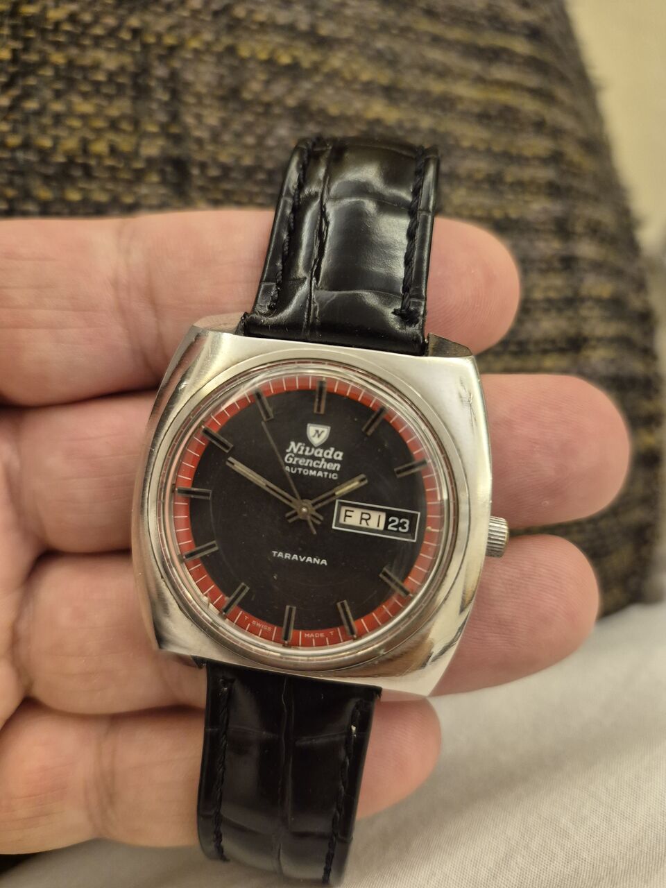 Riyadh, Watches, SAR 1250,  Nivada Automatic Watch For Men Original Swiss Made