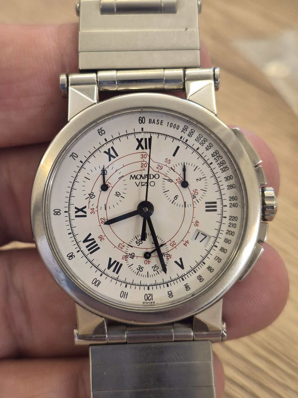 Riyadh, Watches, SAR 2750,  Movado  Vizo Chronograph Watch (Big Dial 42mm ) For Men Original Swiss Made