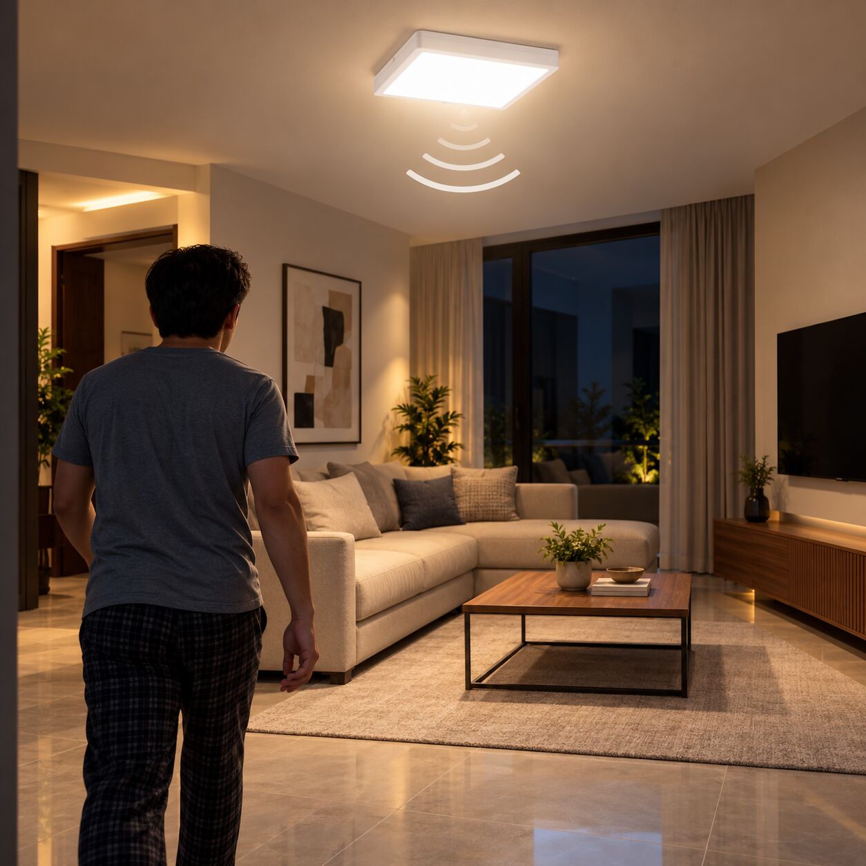 Noida, Electronics, Square Motion Sensor Lights: Ceiling & Wall Options