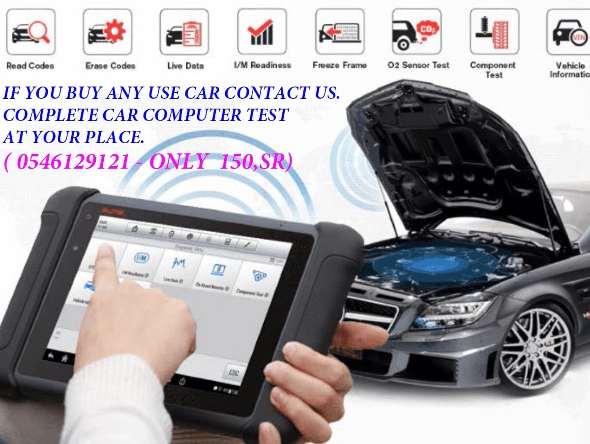 Jeddah, Vehicles, Cars & Trucks , SAR 150,  ✅ CAR COMPUTER TEST AT YOUR LOCATION,  150,  ,  ✅ IF YOU BUY USE CAR CONTACT US FOR COMPLETE CAR COMPUTER TEST 📞PH-0546129121