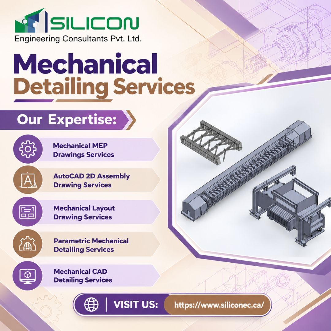 Kitchener-Waterloo-Cambridge, Construction, Mechanical Detailing Services For Reliable Engineering Drawings