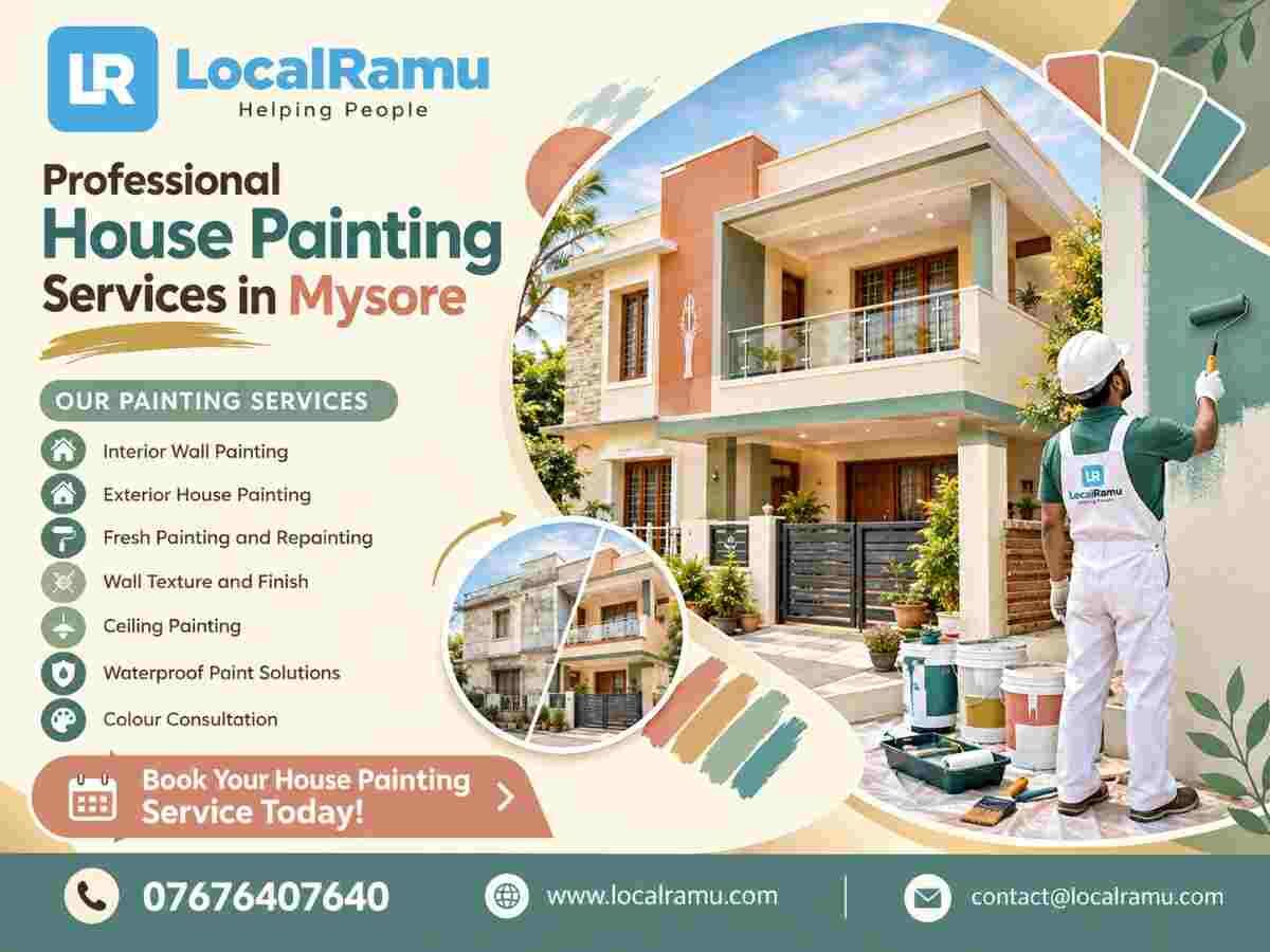 Bangalore, Appliance Repair, Modern House Painting Service In Mysore By LocalRamu