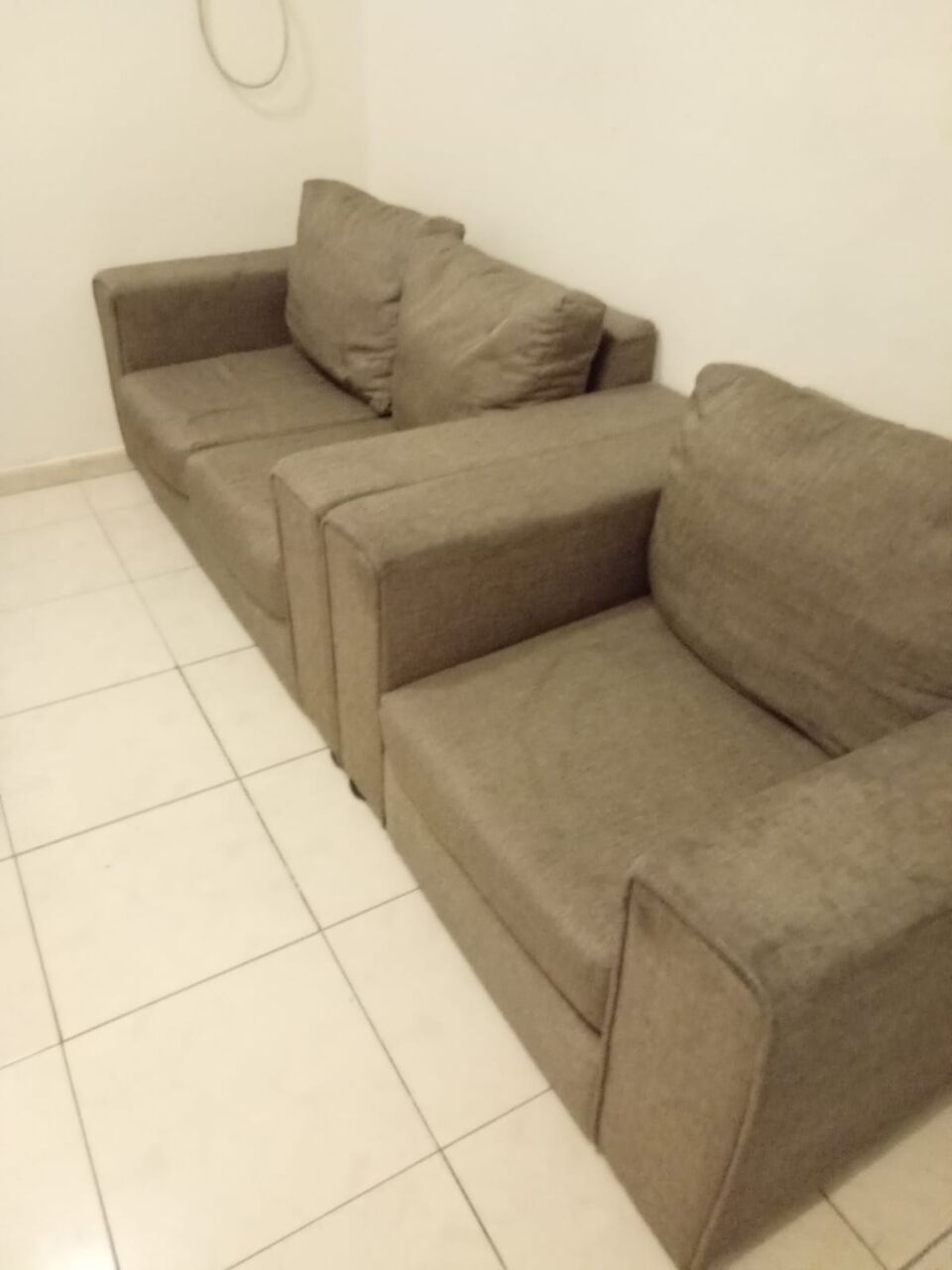 Khobar, Furniture, SAR 350,  Sofa For Sale 2 And 1 Seater
