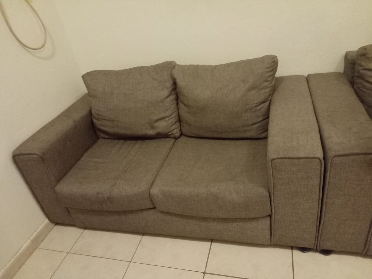 Khobar, Furniture, SAR 350,  Sofa For Sale 2 And 1 Seater