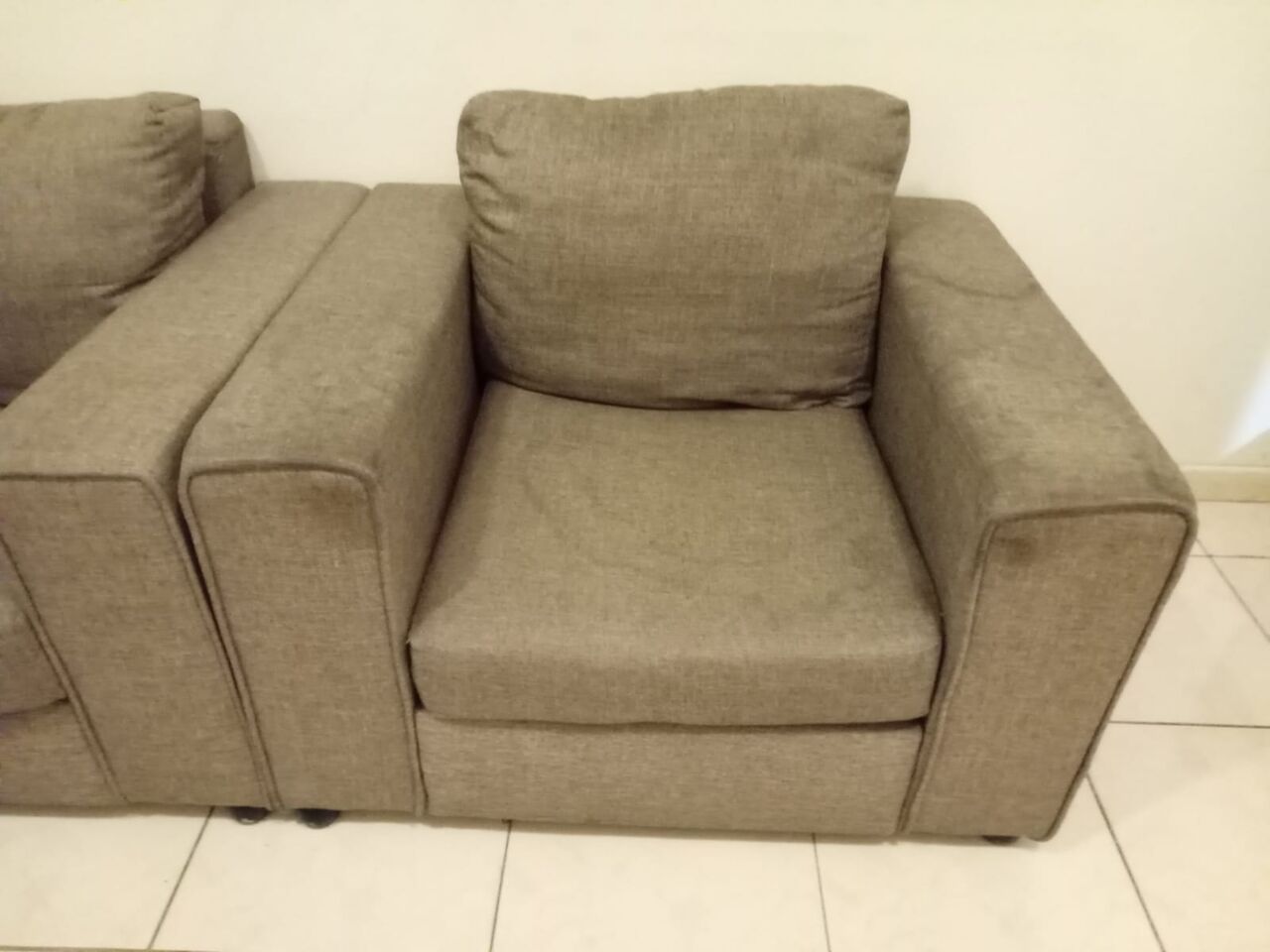 Khobar, Furniture, SAR 350,  Sofa For Sale 2 And 1 Seater