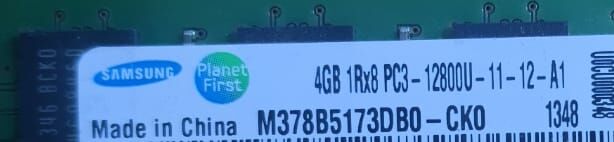 Manama, Computers, BHD 10,  (Samsung) M378B5173DB0-CK0 4GB 1Rx8 PC3-128000-11-12-A1 PC(desktop Memory)