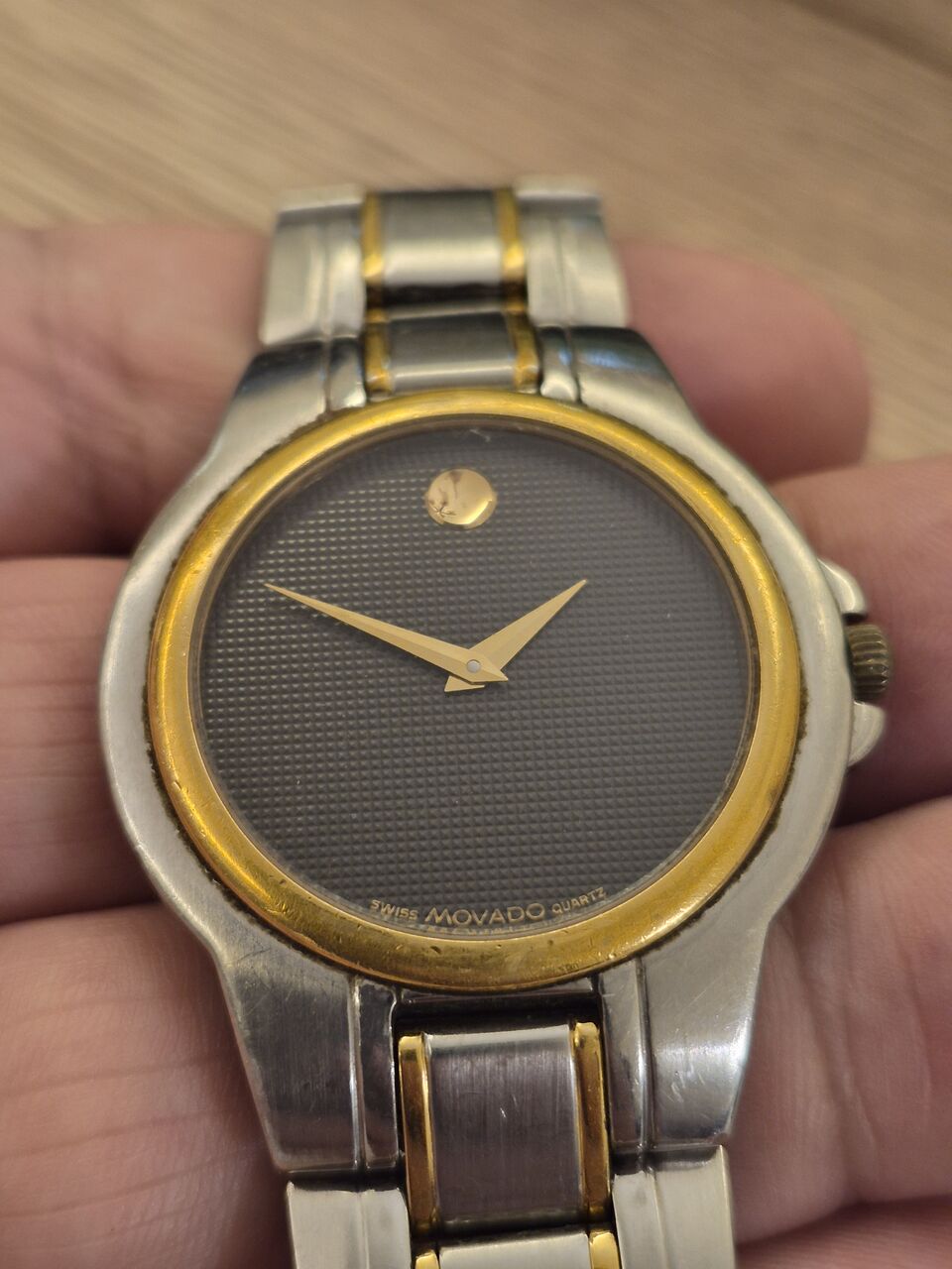 Riyadh, Watches, SAR 1290,  Movado Watch (Gold & Steel) For Men 1290 SR